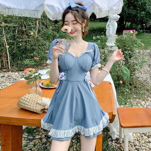 水着 レディース みずぎ 小胸 韓国風 ミズギ 水着ワンピース オシャレ 美胸 体型カバー タンキニ パッド付き おしゃれ ワンピース 女性 かわいい ビキニ ワイヤーなし ビーチウェア 見せパン