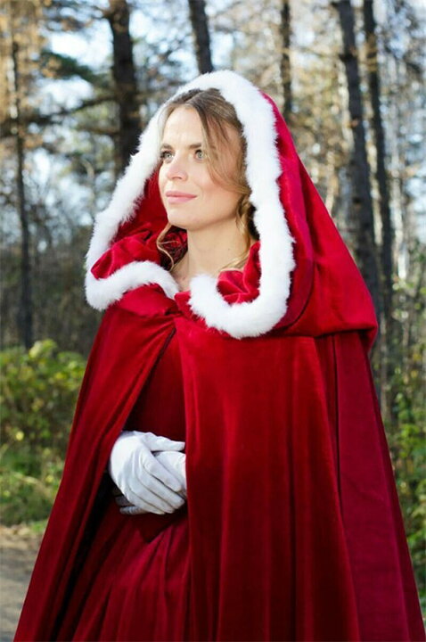 楽天市場】ロング マント 180cm 150cm フード有り フードあり 赤ずきん  