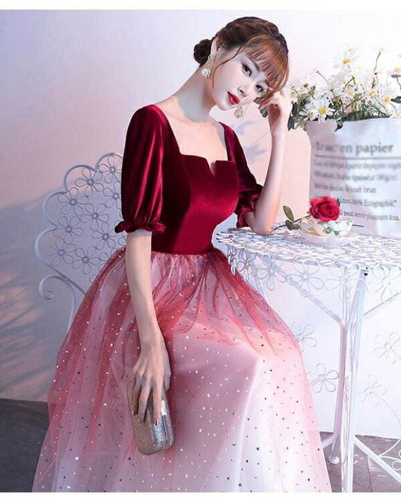 楽天市場】☆500円OFFクーポン配布中☆パーティードレス ロングドレス  