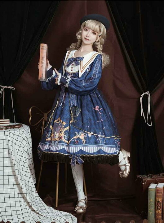 楽天市場】ロリータ ワンピース Aライン 宮廷ドレス リボン Lolita 