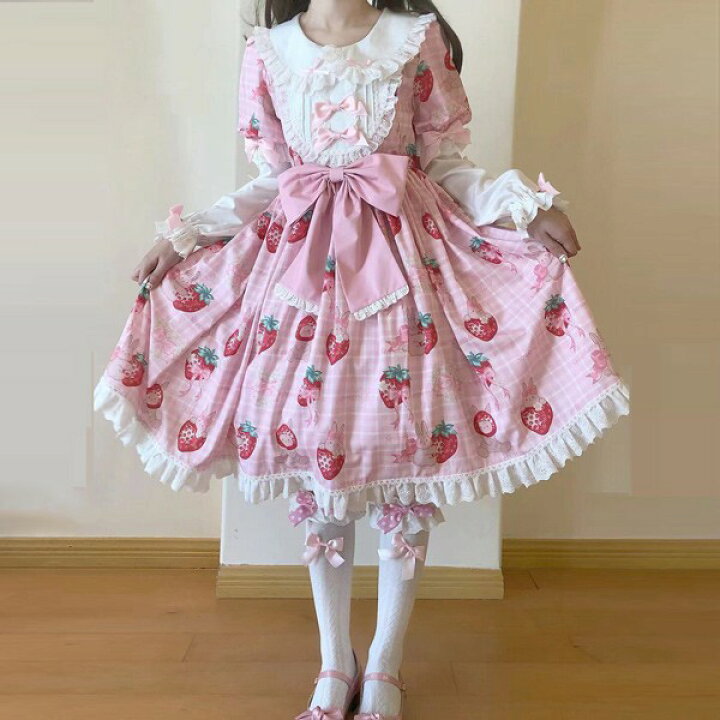 楽天市場】ロリータ 上下セット スカート可愛い お姫様 Lolita  