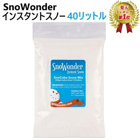 【楽天ランキング1位】 SnoWonder スノーパウダー インスタントスノー フェイクスノー スノーワンダー 人工雪 簡単 10GALLON 40リットル 粉雪 10ガロン クラウドスライム 雪 パーティー クリスマスツリー 飾りつけ
