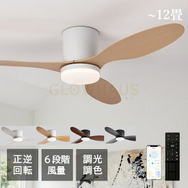 シーリングファン LED 首振り シーリングファンライト 4畳 6畳 8畳 10畳 12畳 APP対応 DCモーター シーリングライト 超薄型 高輝度 照明器具 調光調色 メモリ機能 タイマー 静音 省エネ 天井 寝室 部屋 空気循環 新生活 取付簡単 扇風機 おしゃれ
