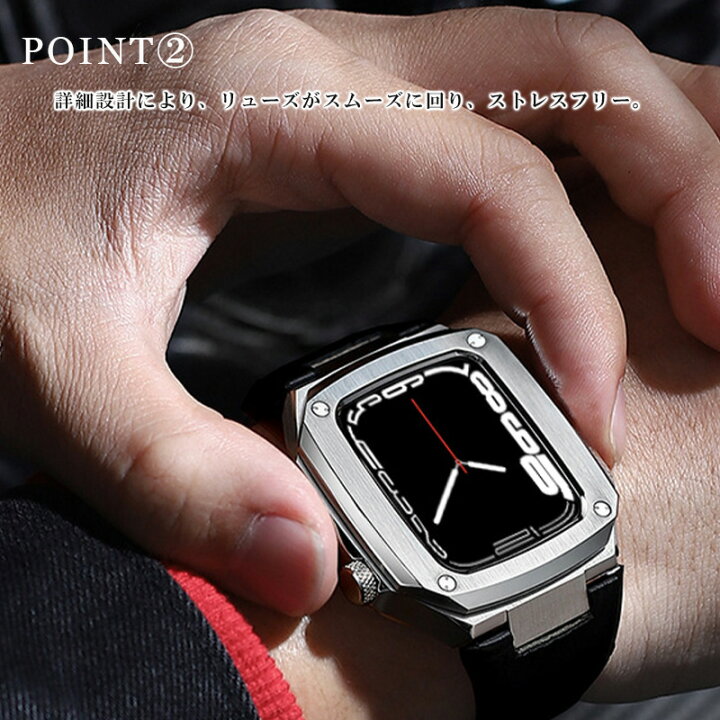 楽天市場】Apple Watch se 第2世代 ケース 44mm バンド おしゃれ 