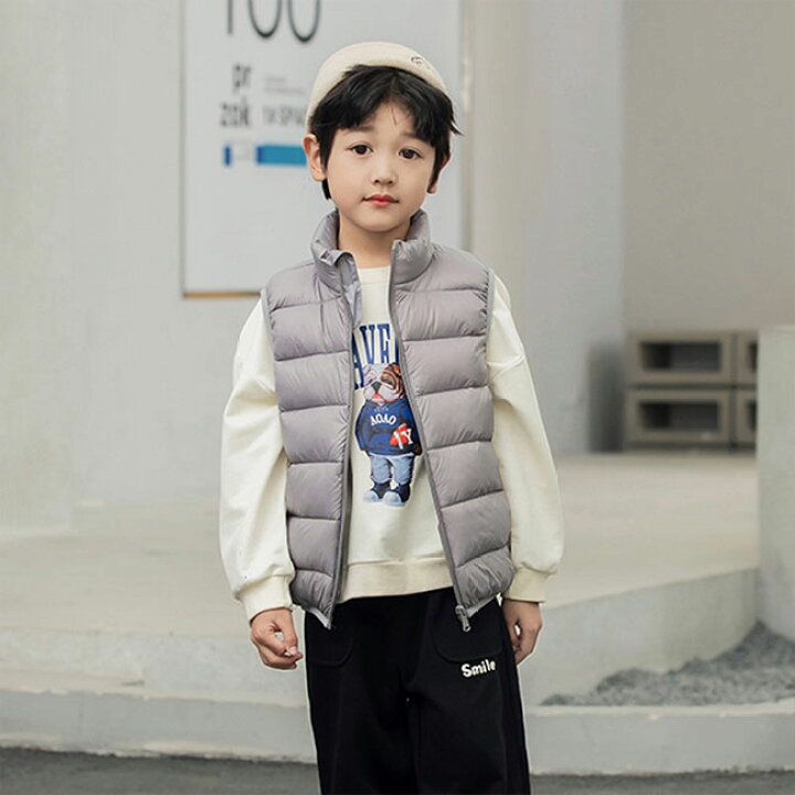 楽天市場】【送料無料】ダウンベスト キッズ 子供服 こども服 男の子 