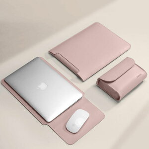 【送料無料】パソコンケース パソコンバッグ タブレット PCケース PU 薄型 耐久性 磁石マグネット不使用 ミニケース付き シンプル 大人 軽量 衝撃吸収 持ち運び便利 マウスパット 防水 多収