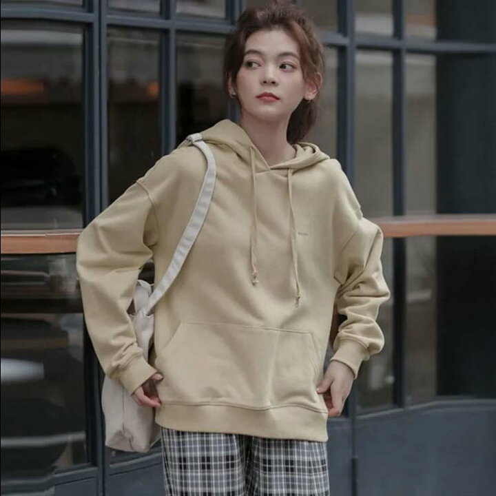 パーカー レディース トレーナー スウェット 長袖 トップス 無地 フード付き プルオーバー ゆったり 通気性 カジュアル 人気 上 パーカー  レディース トレーナー スウェット 長袖 トップス 無地 フード付き プルオーバー ゆったり 通気性 カジュアル 人気 上 楽天市場 ... imakokokoni 2025新オリジナルエアレイヤーフラワーグレー減齢丸首ガーディアンレディース秋 234270