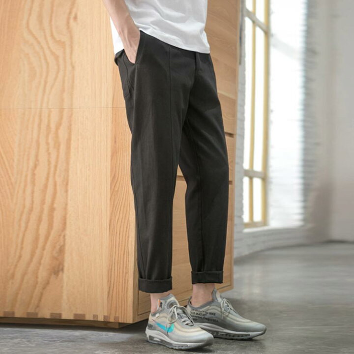 楽天市場 送料無料パンツ メンズ ズボン クロップドパンツ カジュアルパンツ 九分丈パンツ コットン 綿 無地 シンプル カジュアル 普段着 ボトムス コーデ フォーマル 春 夏 秋 冬 春新作 ギュリック 楽天市場 送料無料パンツ メンズ ズボン クロップドパンツ カジュアルパンツ 九分丈パンツ コットン 綿 無地 シンプル カジュアル 普段着 ボトムス コーデ フォーマル 春 夏 秋 冬 春新作 ギュリック