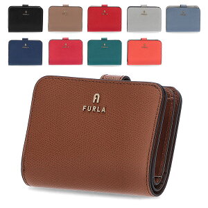 �t���� Furla �J�����A �R���p�N�g�E�H���b�g S ��܂���z ���f�B�[�X�E�H���b�g ���^���z ���U�[ ���K����t�� �J�[�h�X���b�g �f�C���[�g�� �G���K���g���� �v���[���g CAMELIA COMPACT WALLET