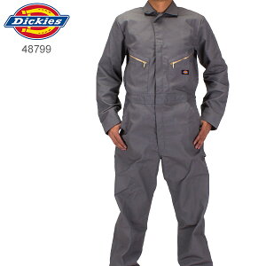 ݌Ɍ Dickies fBbL[Y fbNXJo[I[ 48799 Ȃ  Y ƒ 傫TCY Long Sleeve Deluxe Blended Coverall MENS