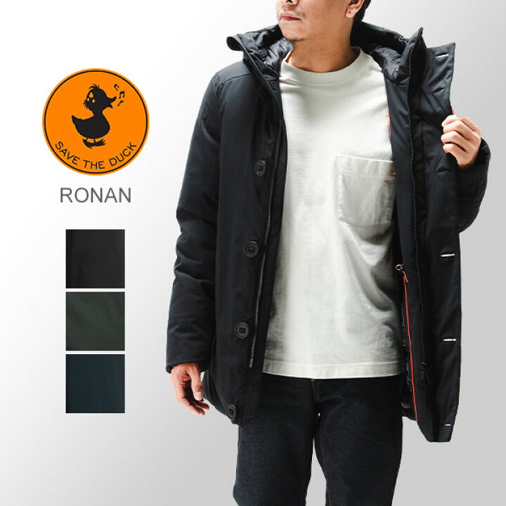 楽天市場】セーブザダック SAVE THE DUCK ローナン RONAN メンズ 