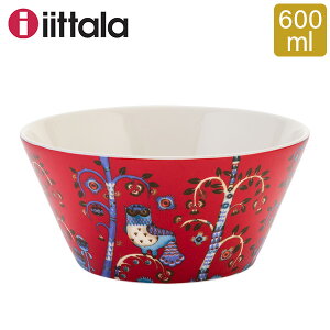 \今ならP5倍/ イッタラ iittala タイカ ボウル 600mL Taika Bowl 1012483 / 7320065006544 レッド Red ボール 北欧 食器 フィンランド
