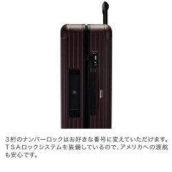 RIMOWAリモワ【4輪】サルサデラックススーツケースマルチ873.7787377【SalsaDeluxe】Multiwheelレッド104L(830.77.53.4)