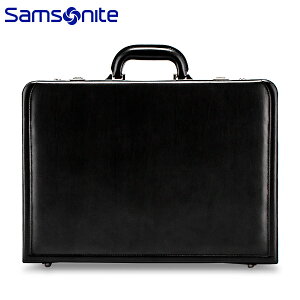 SAMSONITE T\iCg Leather Business U[rWlX Leather Attache U[A^bVP[X Black ubN 43115-1041 rWlXobO u[tP[X ̓