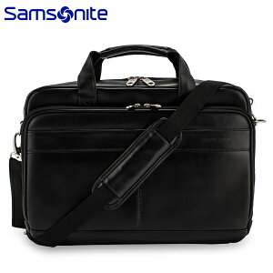 SAMSONITE T\iCg Leather Business U[rWlX Leather Slim Brief U[ X bvgbv u[tP[X Black ubN 48073-1041 rWlXobO p\RP[X u[tP[X ̓