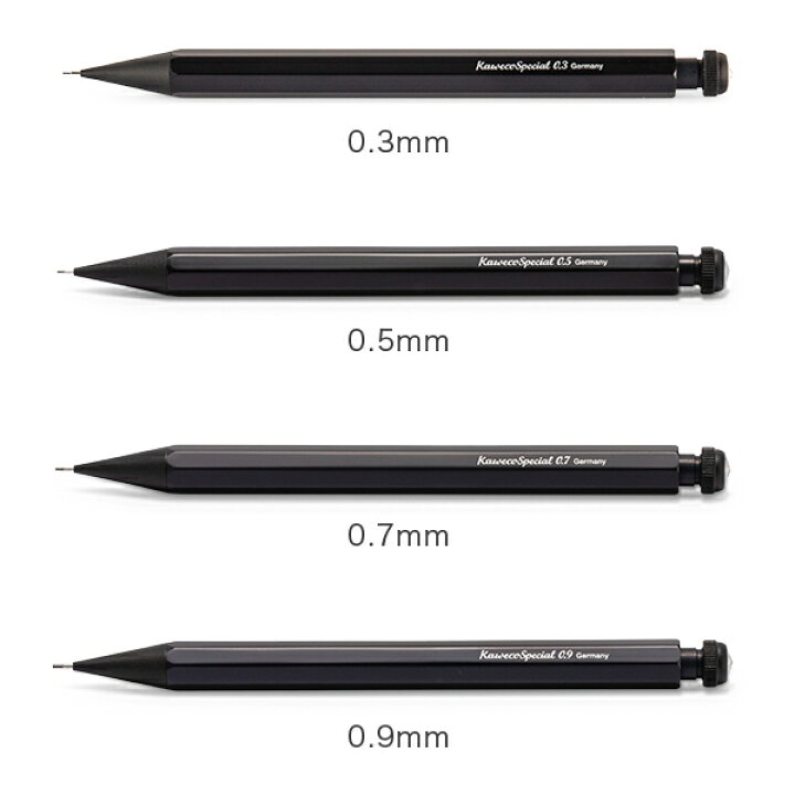 楽天市場】カヴェコ Kaweco シャーペン スペシャル ペンシル 0.3mm 0.5 