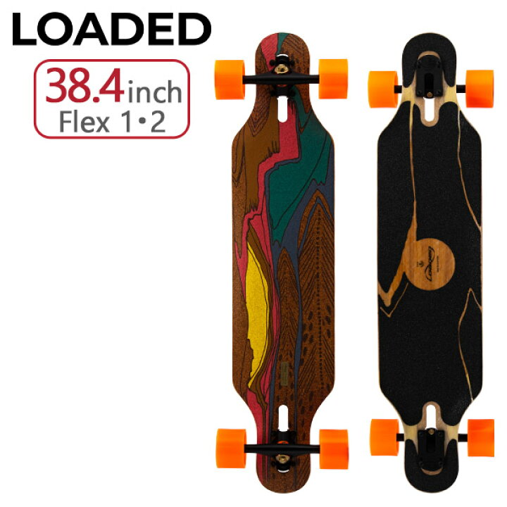 楽天市場】ローデッド LOADED ロングスケートボード イカロス 