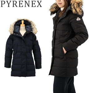 【年末年始もあす楽】ピレネックス Pyrenex ダウンジャケット グルノーブル HWO034 WOMEN GRENOBLE FUR アウター ジャケット レディース ダウンコート ミドル丈 あす楽