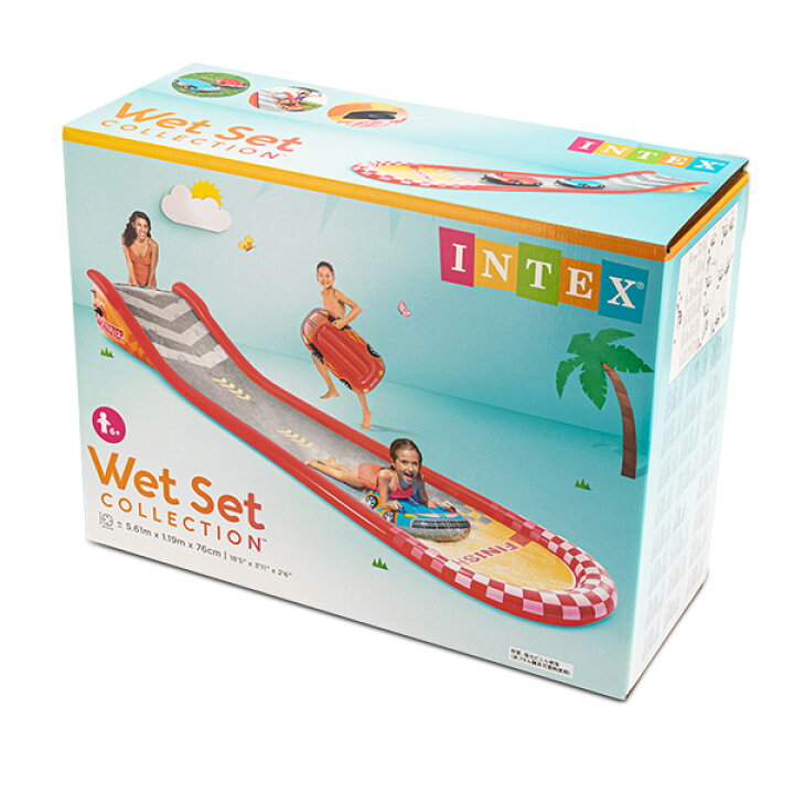 楽天市場】プール 滑り台 ウォータースライダー インテックス Intex 