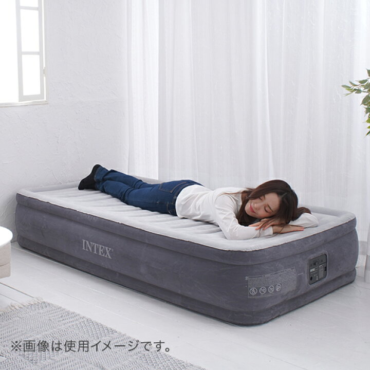 楽天市場】【正規販売店】 インテックス INTEX エアーベッド シングル 