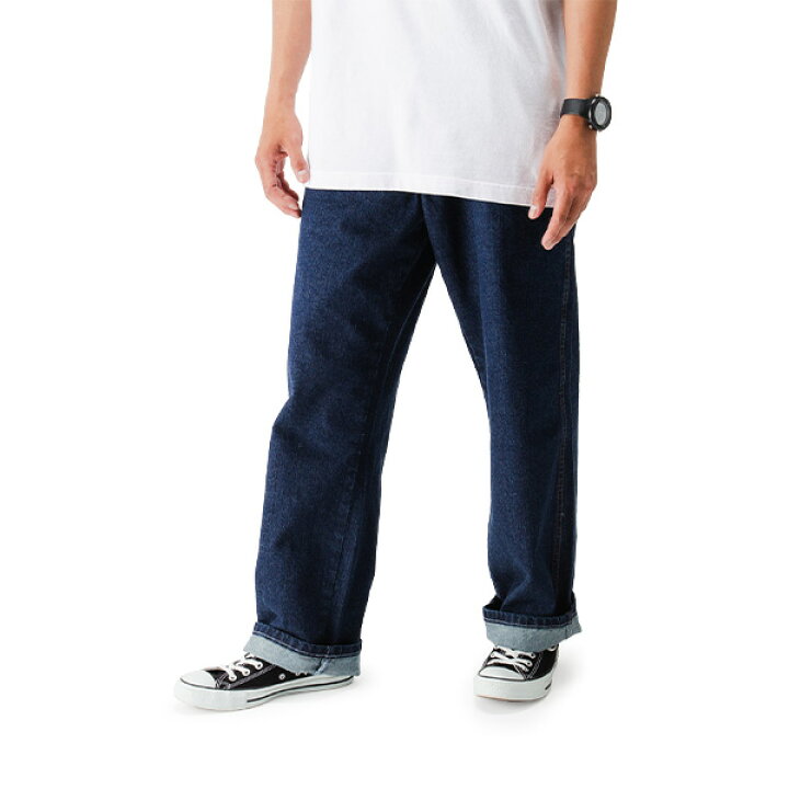 05M935◯ 90s Dickies ワイド ストレート デニムパンツ W36 】Dickies 