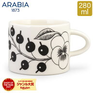 ＼店内、SS限定SALE開催中／ アラビア Arabia パラティッシ カップ 280mL ブラック Paratiisi Cup Black …
