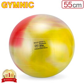 バランスボール ギムニク Gymnic 55cm アルテ55 95.35 マルチカラー ( マーブル ) Gymnic Arte 55 ヨガ 体幹 トレーニング エクササイズ