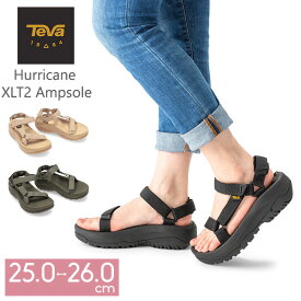 ＼SS期間ポイントUP／ テバ TEVA サンダル レディース ハリケーン XLT2 アンプソール Hurricane XLT2 Ampsole 厚底 スポサン スポーツサンダル アウトドア ストラップ 軽量 靴 歩きやすい 痛くない 海 川 ビーチ レジャー テヴァ 1131270 ブラック