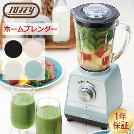 Toffy トフィー ホームブレンダー 送料無料 K-BD1 ミキサー 600ml お手入れ簡単 氷対応 レトロデザイン レシピブック付 ギフト おしゃれ レトロ家電 ladonna ラドンナ キッチン家電 調理家電 母の日 プレゼント