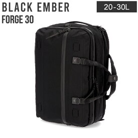ブラックエンバー BLACK EMBER フォージ 30 FORGE 30 - JET BLACK バックパック ショルダーバッグ ブリーフケース 3way 防水 撥水 拡張可能 メンズ ビジネスバッグ 出張 130001 ブラック BLACK Laptop Backpack