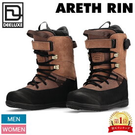 ＼店内、マラソンSALE開催中／ ディーラックス Deeluxe スノーボードブーツ スノボ 靴 AREth RIN アース リン 572540-1000/9220 brown スノボー メンズ レディース ユニセックス 男性 女性 スノーブーツ レース ひもタイプ