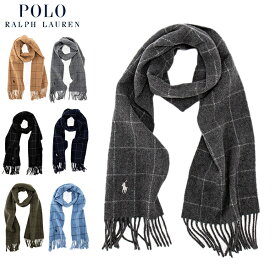 ポロ ラルフローレン POLO RALPH LAUREN マフラー ストール リバーシブルウインドウペーン スカーフ PC0743 reversible windowpane scarf メンズ レディース ユニセックス 男女兼用