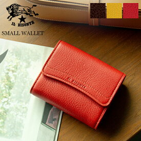 在庫限り イルビゾンテ 財布 Il Bisonte 二つ折り財布 サイフ スモールウォレット SSW005 SMALL WALLET PVX001 レザー 牛革 イタリア 小銭 小銭入 小銭入れ 二つ折り財布 メンズ サイフ 母の日