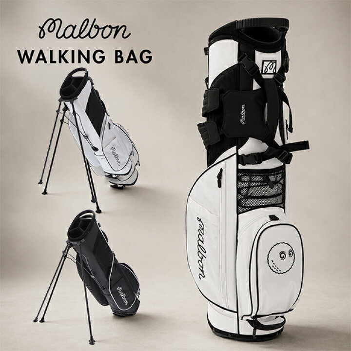 MALBON GOLF トートバッグ カートバッグ ショルダー付 楽天市場 