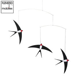 フレンステッド モビール FLENSTED mobiles 北欧 デンマーク製フライングスワロー3 024 Flying Swallows 3 おしゃれ インテリア モビール ツバメ 吊るし飾り 燕 ベビーモビール