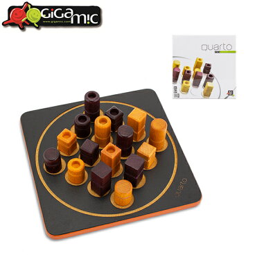 ギガミック Gigamic クアルト ミニ QUARTO MINI ボードゲーム GDQA 3.421271.300441 木製 テーブルゲーム おもちゃ 知育 玩具 子供 脳トレ ゲーム フランス 5%還元 あす楽｜ROOM - 欲しい! に出会える。