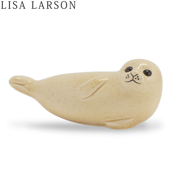 LisaLarson リサラーソン 置物 オブジェ スウェーデン 北欧 雑貨 アンティーク 最安値挑戦中 リサラーソン 置物 スカンセン 15 x 5 x 6cm 150 × 50 × 60mm シール アザラシ オブジェ 北欧 可愛い インテリア LisaLarson Skansen Seal
