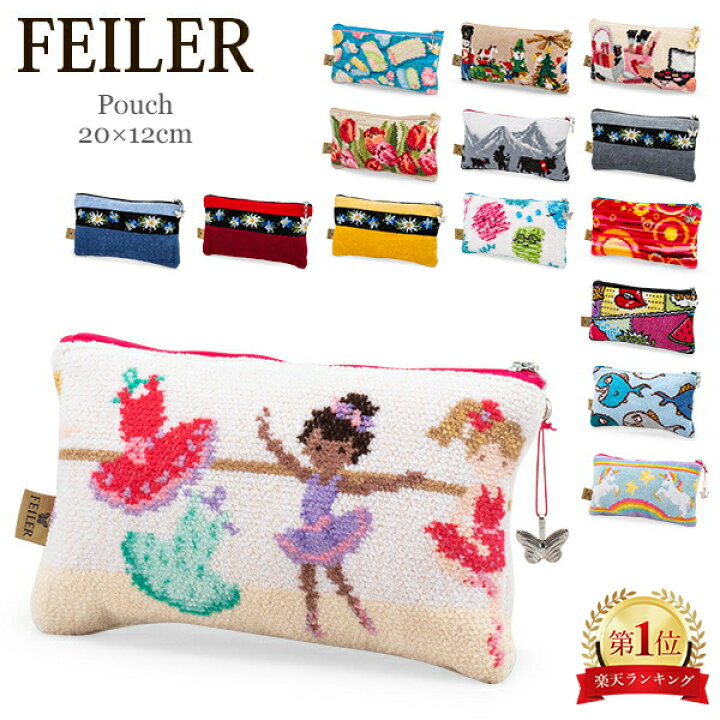 楽天市場】フェイラー Feiler ポーチ コスメポーチ レディース 20×12cm 