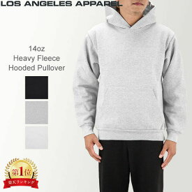 ロサンゼルスアパレル Los Angeles Apparel ロスアパ パーカー S M L XLサイズ ヘビーフリース プルオーバー メンズ HF-09 Heavy Fleece スウェット 長袖 フード トレーナー ホワイト ブラック アッシュ ネイビー 米国製 アメリカ製