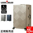 ＼店内、モール内最安挑戦中／ レジェンドウォーカー LEGEND WALKER DECK デッキ Lサイズ ハードケース 100L 10泊以上 ダブルキャスター メーカー1年保証 5510-70