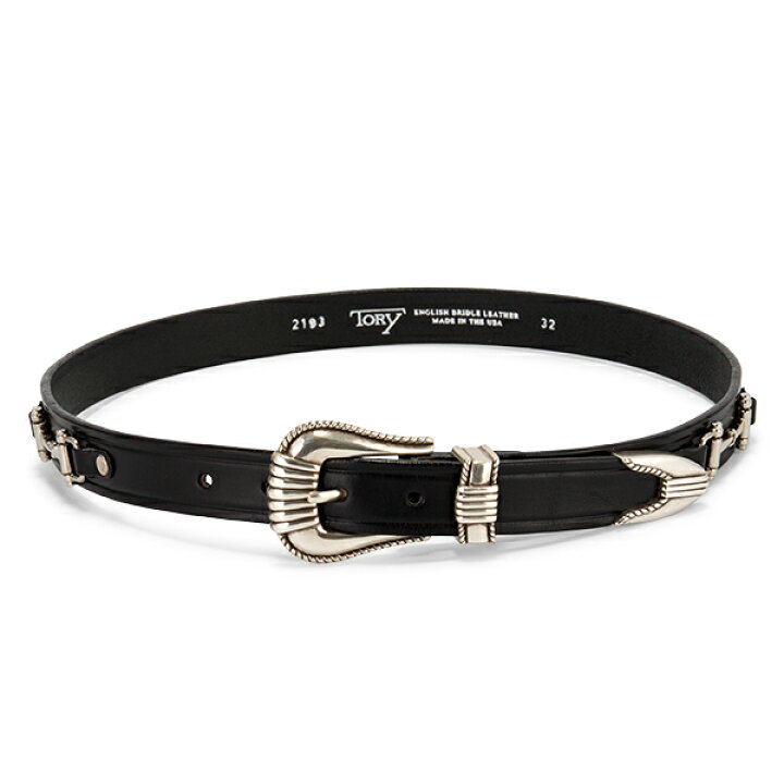 楽天市場】トリーレザー TORY LEATHER ベルト レザー シルバー ビッツ 