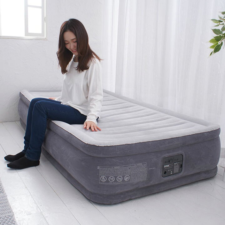 楽天市場】【正規販売店】 インテックス INTEX エアーベッド シングル 電動 67765 ツインコンフォートプラッシュ 屋内用 高さ 33cm おすすめ エアー ベッド 持ち運び コンパクト 極厚 エアーマットレス エアマットレス 寝具 来客 来客用 : GULLIVER Online Shopping 楽天市場】【正規販売店】 インテックス INTEX エアーベッド シングル 電動 67765 ツインコンフォートプラッシュ 屋内用 高さ 33cm おすすめ エアー ベッド 持ち運び コンパクト 極厚 エアーマットレス エアマットレス 寝具 来客 来客用 : GULLIVER Online Shopping