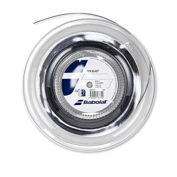楽天市場】バボラ Babolat RPMブラスト 硬式テニス ガット 200mロール 