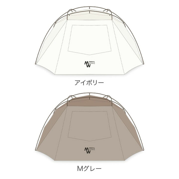 楽天市場】ミニマルワークス MINIMAL WORKS シェルター テント 