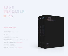 【4種セット】【和訳選択】【弊店限定特典】BTS LOVE YOURSELF 轉 TEAR 3RD ALBUM 防弾少年団 正規 3集【安心国内発送】