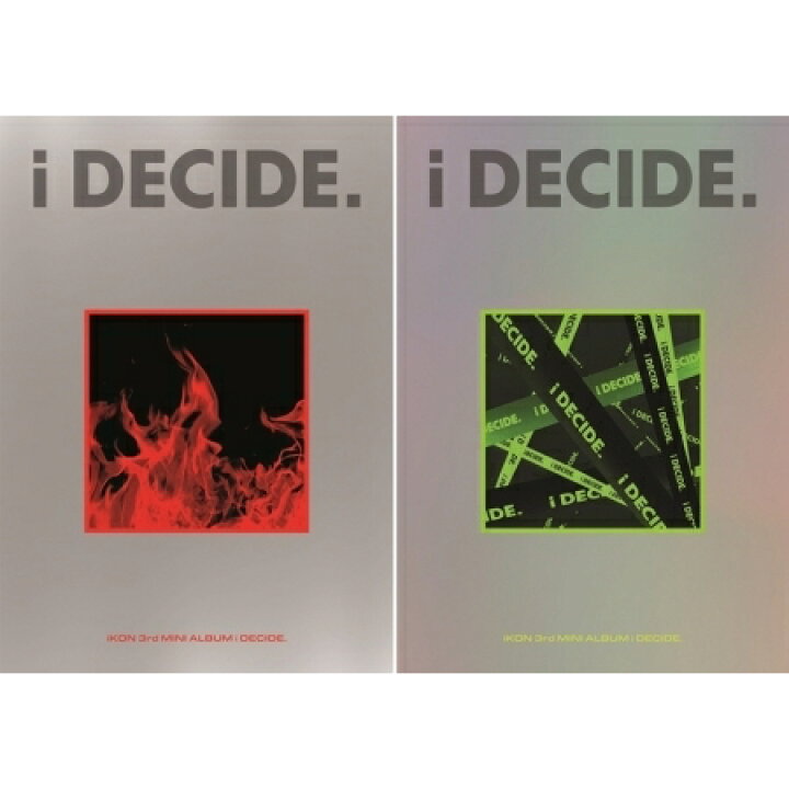 楽天市場】【2種セット】【和訳選択】IKON I DECIDE 3RD MINI ALBUM 
