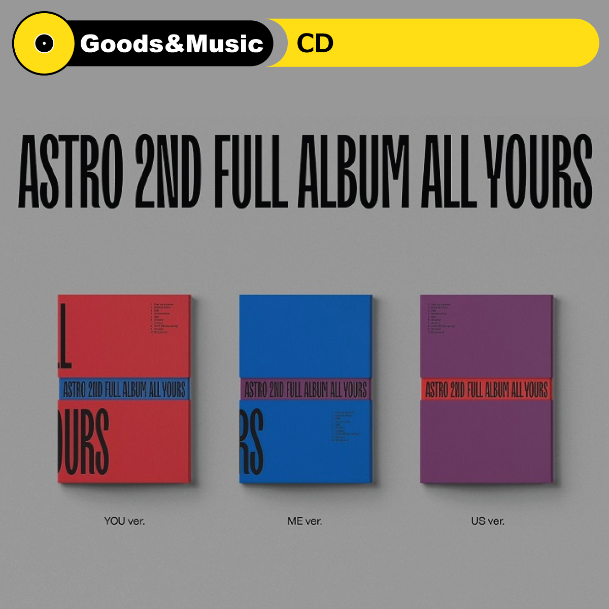 ASTRO ALL YOURS 2ND FULL ALBUM アストロ 2集 正規アルバム 