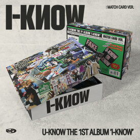 【Match Card Ver. / SMINI VER. 選択】【和訳選択】TVXQ U-KNOW YOONHO - 1ST FULL ALBUM [I-KNOW] (MATCH CARD VER.) (SMINI VER.(デジタル音源)) 東方神起 ユノユンホ 正規1集 アルバム ジョン ユンホ UKNOW IKNOW