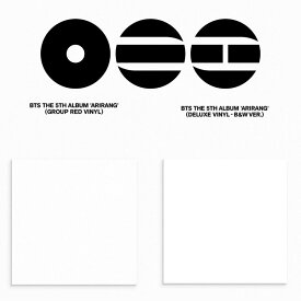 【LP】【当店限定特典付】【和訳選択】BTS - THE 5TH ALBUM [ARIRANG (Standard Vinyl) (Deluxe Vinyl)] 防弾少年団 正規 5集 アルバム アリラン