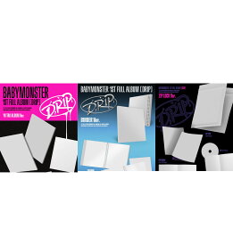 【2種セット / 7種セット / VER選択】【店舗限定特典付】【和訳選択】BABYMONSTER 1st FULL ALBUM [DRIP] ZIP LOCK Ver. / BINDER Ver YG TAG ALBUM Ver. ベイビーモンスター 正規 1集 アルバム 【安心国内発送】